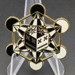 Tecnikcolor Teknifam Artist Geometric Limited Edition /100 Enamel Art Pin LE100